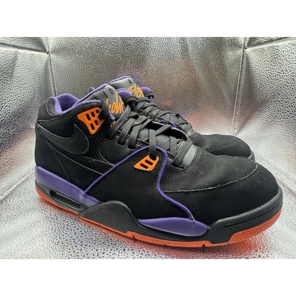 RARE 🚀 Size 10 - Nike Air Flight 89 Court Purple‎ 2019 - CU4838-001 - Picture 1 of 10